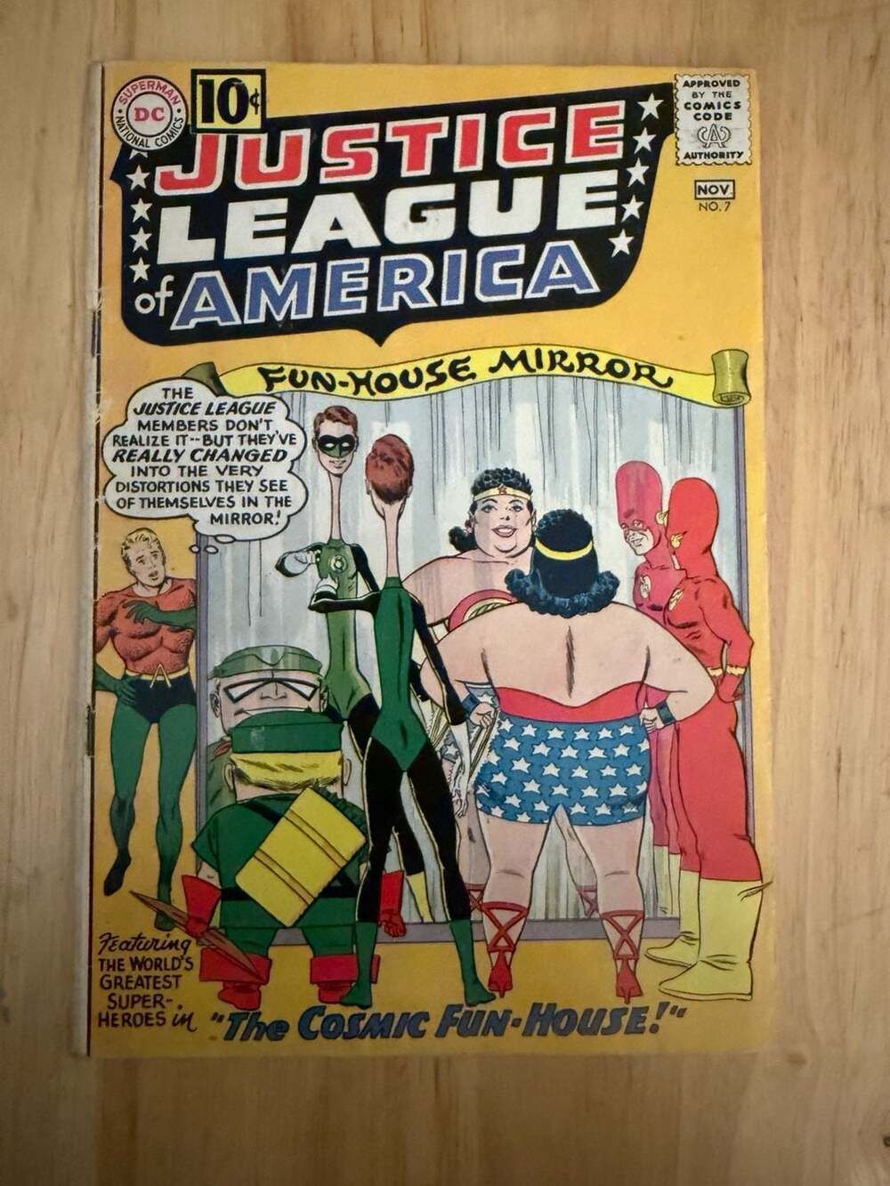 Justice League of America #7 (1961) Silver Age DC Comic Book